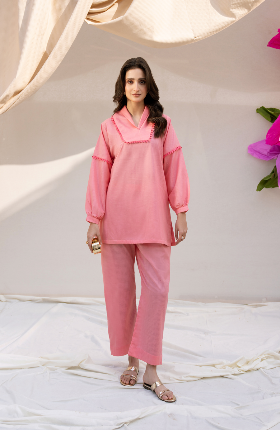 Elara Blush Co-Ord Set