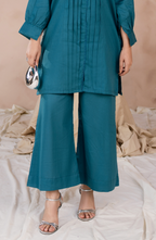 Teal Kurta Set