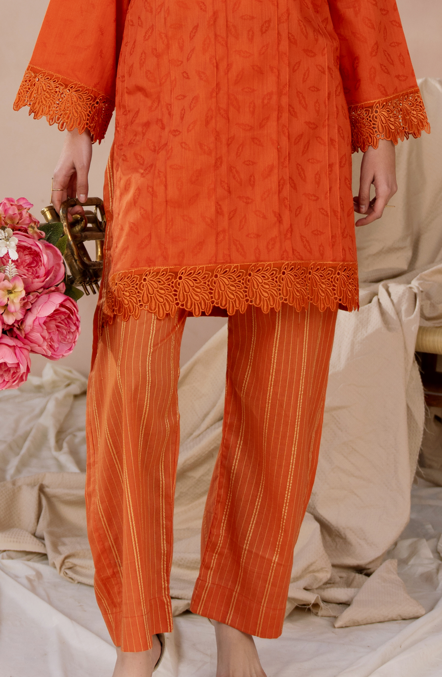 Saffron Noor Kurta Set